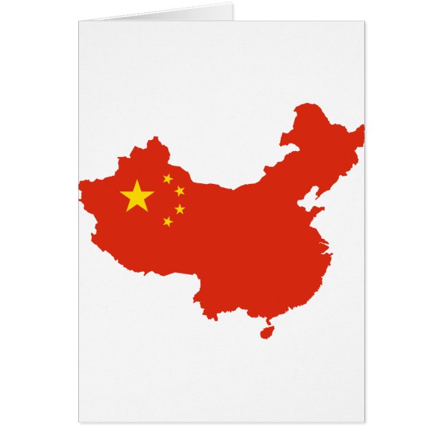 NC de Drapeau-carte de la Chine (Devant)
