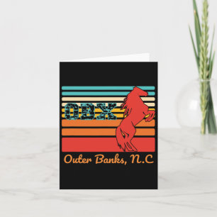 Nc Obx Retro Corolla Beach Vacation Outer Banks Wi Card