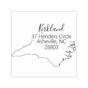 NC State of North Carolina Return Address Stamp