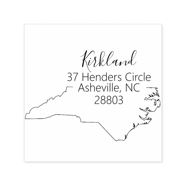 NC | State of North Carolina Return Address Stamp (Design)