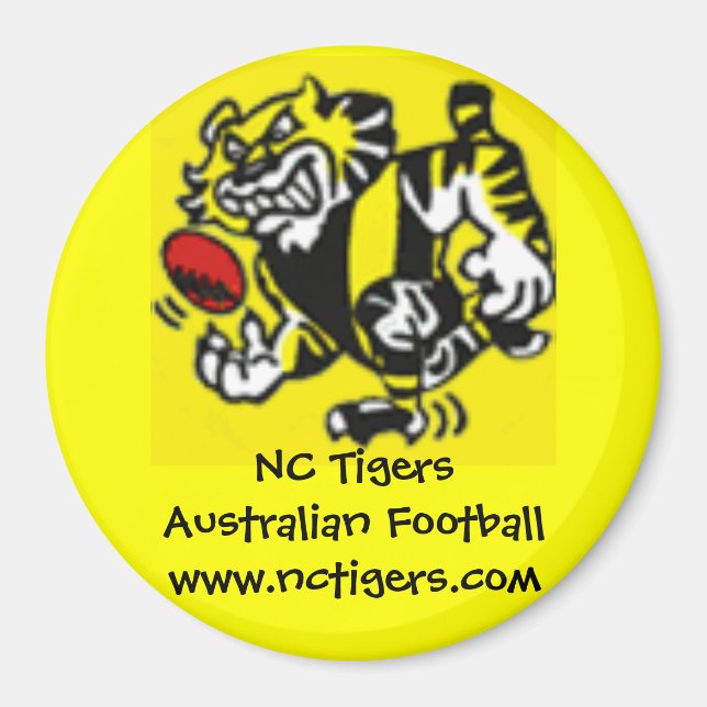 NC Tigers Magnet (Front)