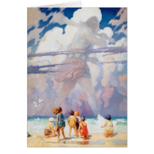 NC Wyeth The Giant Artwork Beach Coastal