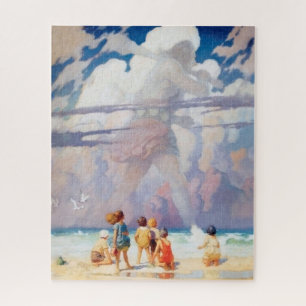 NC Wyeth The Giant Artwork Beach Coastal Jigsaw Puzzle