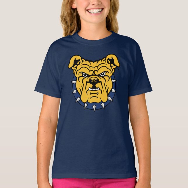 NCA&T State University | Bulldog Face 2 T-Shirt (Front)