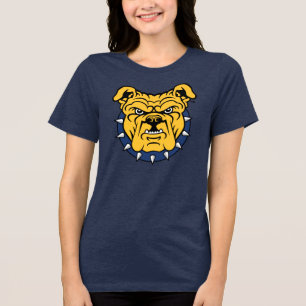 NCA&T State University   Bulldog Face 2 Tri-Blend Shirt