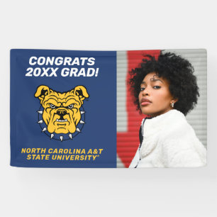 NCA&T State University   Bulldog Face Banner