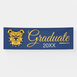 NCA&T State University Bulldog Face Banner