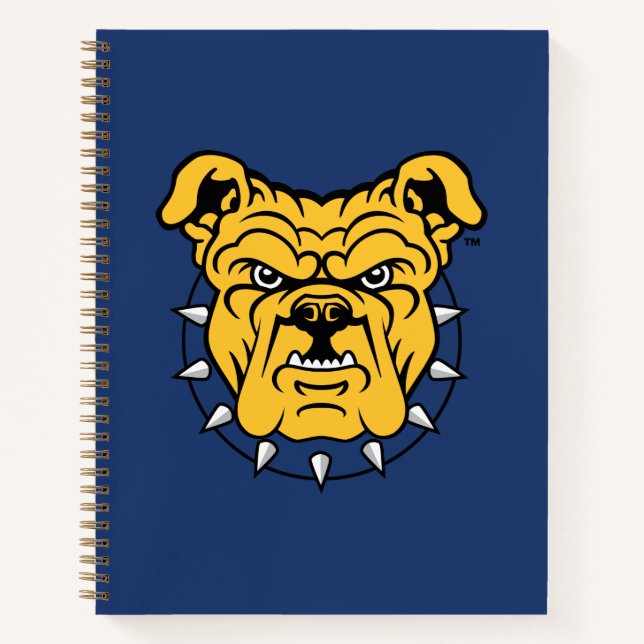 NCA&T State University | Bulldog Face Notebook (Front)