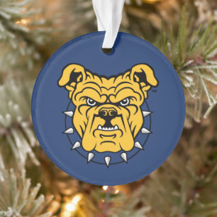 NCA&T State University Bulldog Face Ornament
