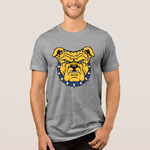 NCA&T State University   Bulldog Face Tri-Blend Shirt