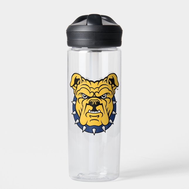 NCA&T State University | Bulldog Face Water Bottle (Front)