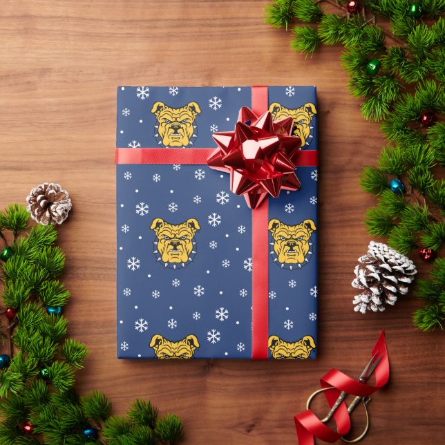 NCA&T State University | Bulldog Face Wrapping Paper (Holiday Gift)