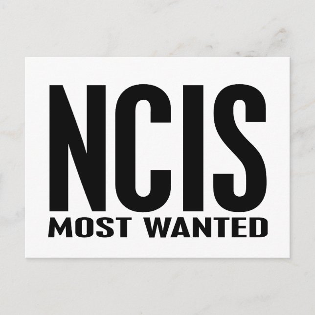 NCIS Most Wanted Postcard (Front)