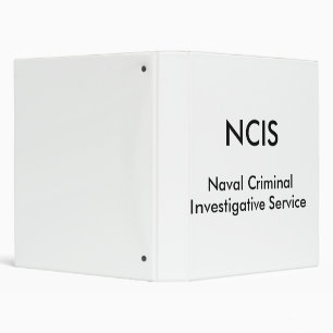 NCIS, Naval Criminal, Investigative Service Binder