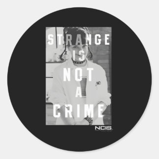 Ncis Strange Classic Round Sticker