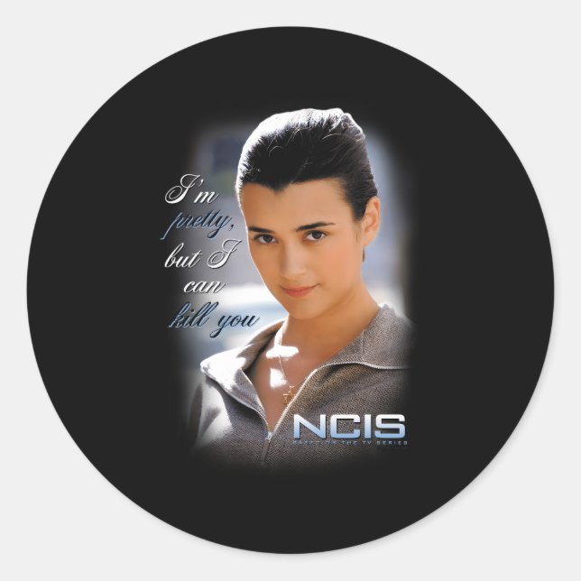 Ncis Ziva I Can You Classic Round Sticker (Front)
