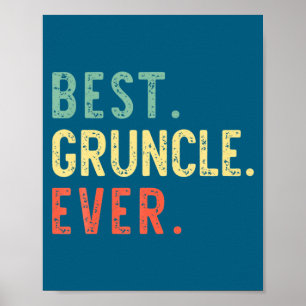 Ncle Ever Funny Great Uncle Vintage Father _1  Poster