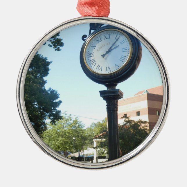 NCSSM, Bryan Clock Metal Ornament (Front)