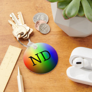 ND (NeuroDiverse) Keychain