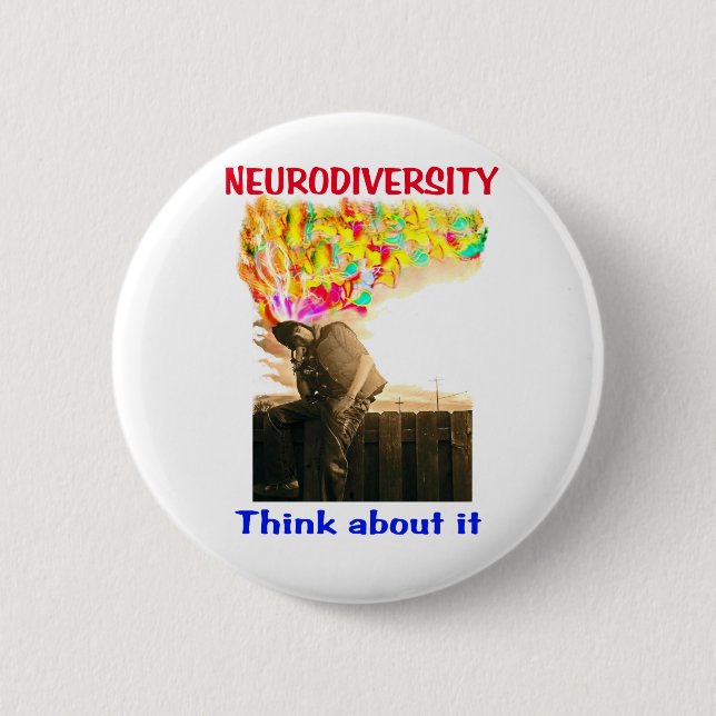 ND Scotty Think About It 2 Inch Round Button (Front)