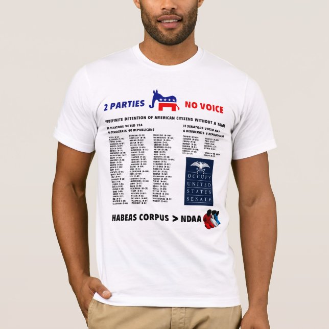 Ndaa National Defence Authorization Act T-Shirt (Front)