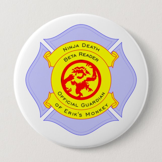 NDBR Badge 4 Inch Round Button (Front)