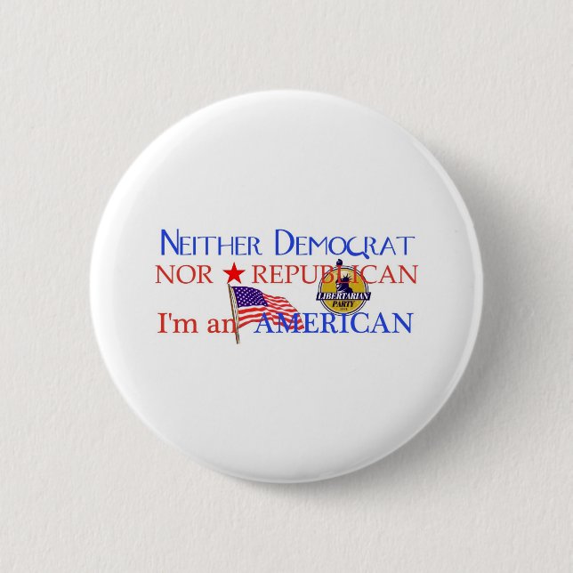 ndnr libertarian 2 inch round button (Front)