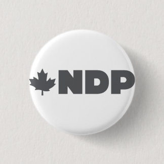 NDP Alternative Logo 1 Inch Round Button