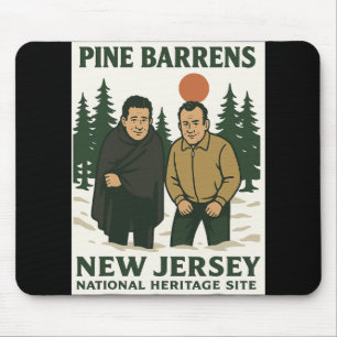 Ne Barrens New Jersey Graphic Design  Mouse Pad