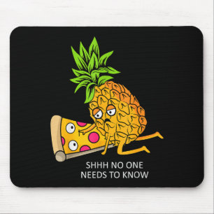 Ne Belongs On Zza Lover Funny Food Pun  Mouse Pad