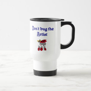 Ne branchez pas la tasse d'artiste