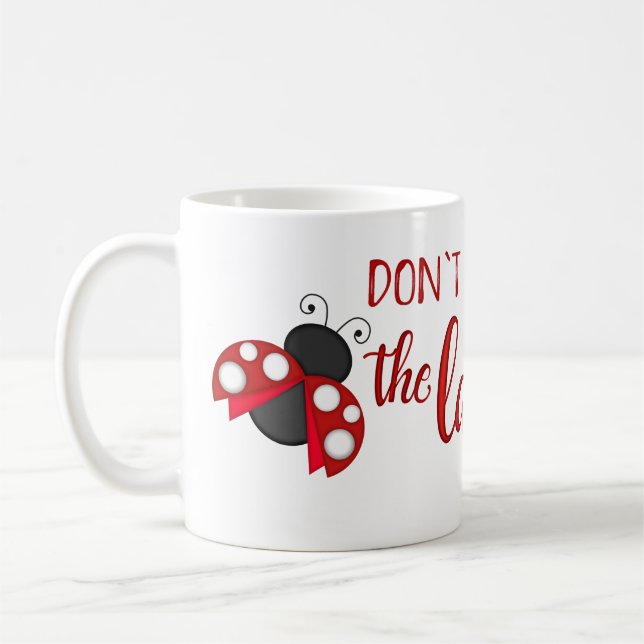 Ne branchez pas Madame Ladybug Mug (Gauche)