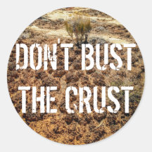 Ne buvez pas le Sticker Crust-Cryptobiotic Soil