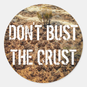 Ne buvez pas le Sticker Crust-Cryptobiotic Soil