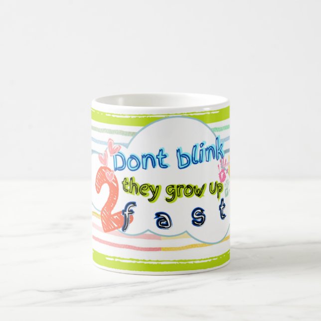 Ne clignez pas, ils grandissent 2 jeunes mug à thè (Centre)