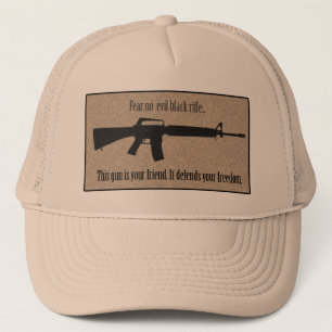 Ne craignez aucun casquette noir mauvais de fusil