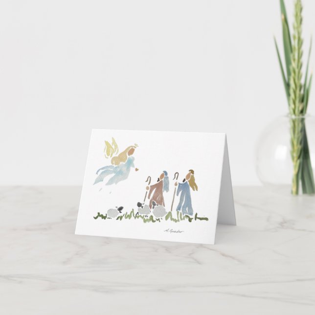 "Ne crains pas !" Carte de vœux (Devant)