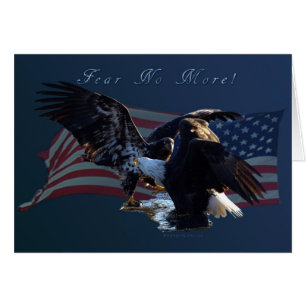 "Ne crains Plus !" Drapeau Eagle/US
