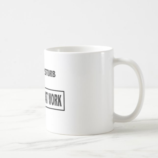 "Ne dérangez pas - introvert tasse de café à (Droite)