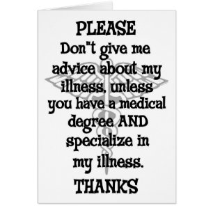 Ne donnez pas de conseils, s'il vous plaît