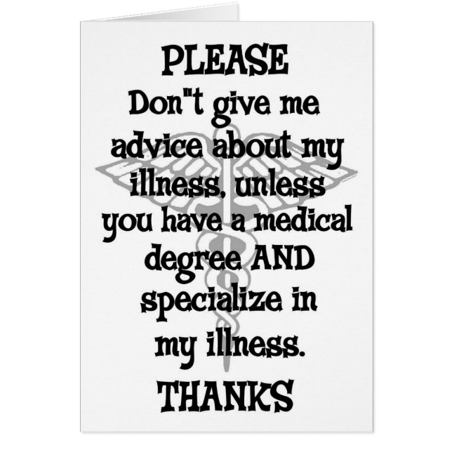 Ne donnez pas de conseils, s'il vous plaît (Devant)