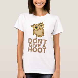 Ne donnez pas un T-shirt de base de femmes de huée