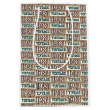 Né en 1981 sac cadeau moyen