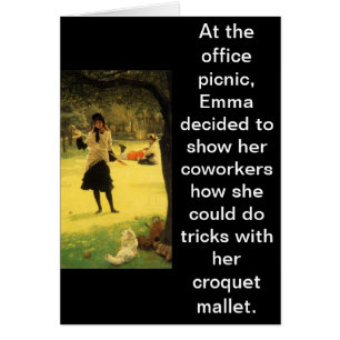 Ne faites pas les tours de croquet aux fêtes au