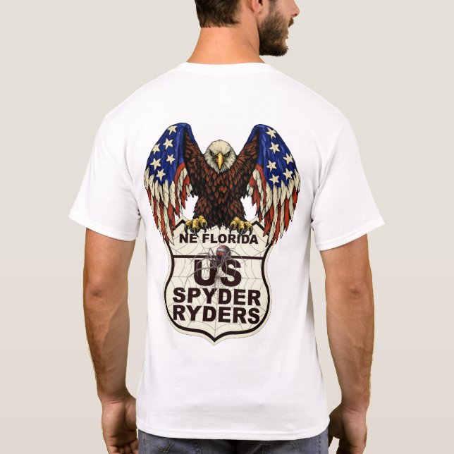 NE Florida Chapter - Eagle Logo 2s T-Shirt (Back)