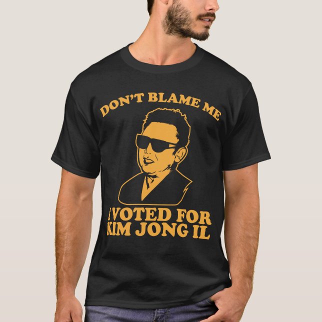 Ne font pas Blam je, j'a voté pour le T-shirt de (Devant)