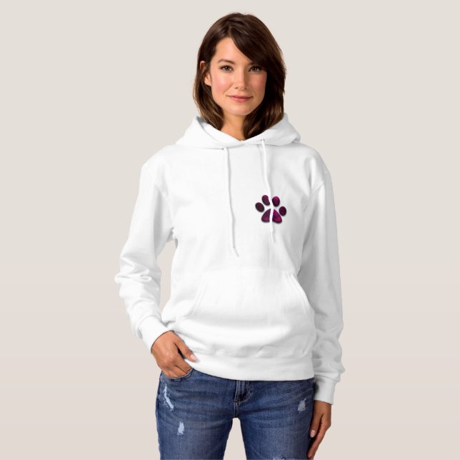 Ne jamais marcher seul - Sweat - shirt à capuche (Devant entier)