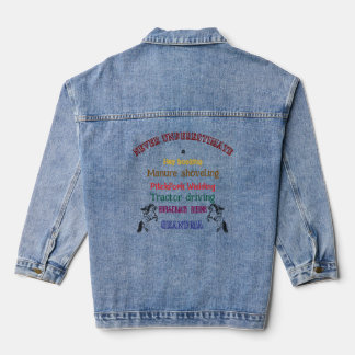 Ne jamais sous-estimer Grand-mère Jean Jacket