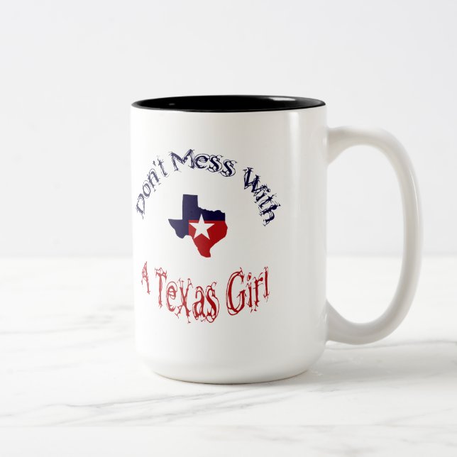 Ne manquez pas une Texas Girl Zazzle Mug (Droit)