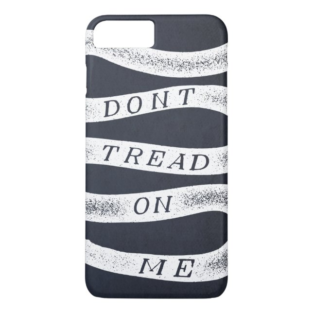 Ne marchez pas sur moi le coque iphone de drapeau (Dos)